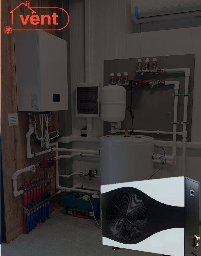 Тепловой насос в офисе и шоуруме Домвент Кыргызстан: наш собственный пример энергоэффективного отопления и охлаждения